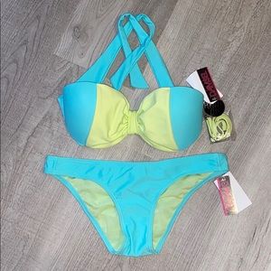 Two-Piece Bow Swimsuit
